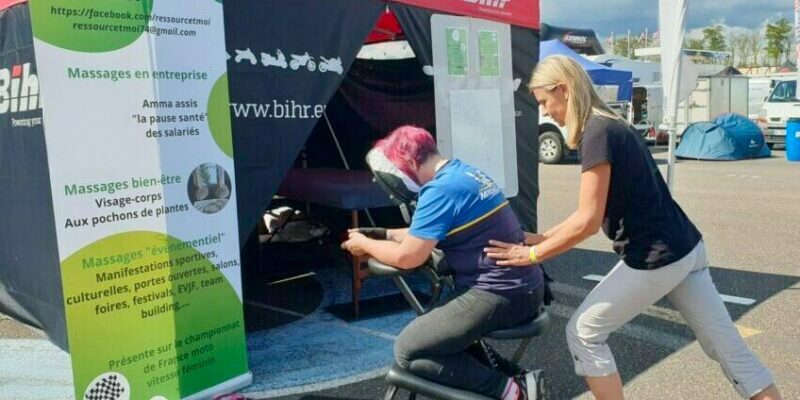 Massage Assis en événementiel